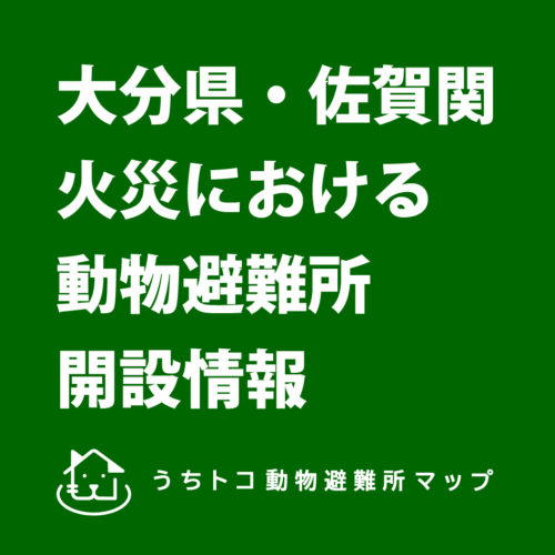 大分佐賀関火災における動物避難所の開設情報